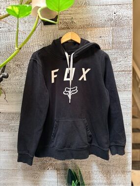FOX Racing | Logo "Born From Dirt 1974" Pullover Hoodie - Men's XL, Black/White